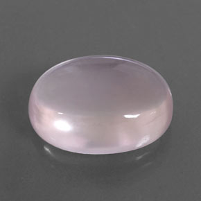 Quarzo rosa naturale rosa da 9,98 ct, taglio ovale, trasparente