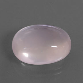 Quarzo rosa Rosa naturale da 10.59 ct, Taglio ovale, Trasparente
