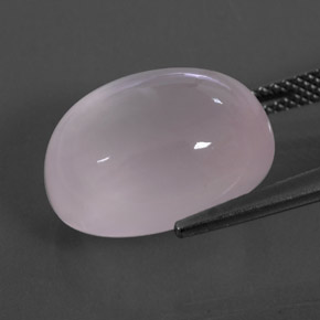 Quarzo rosa naturale rosa da 13,60 ct, trasparente, trasparente/traslucido