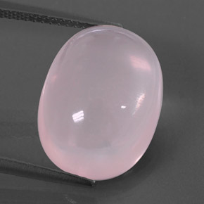 Quarzo rosa naturale rosa da 11,86 ct, trasparente, trasparente/traslucido