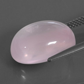 Quarzo rosa naturale rosa da 11,86 ct, trasparente, trasparente/traslucido