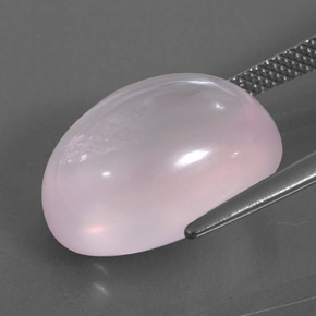 Quarzo rosa naturale rosa da 12,20 ct, trasparente, trasparente/traslucido