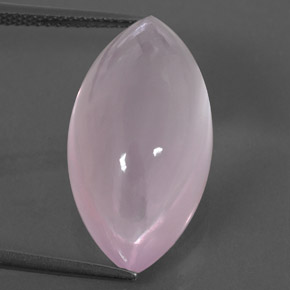 Quarzo rosa naturale rosa da 17,37 ct, trasparente, trasparente/traslucido