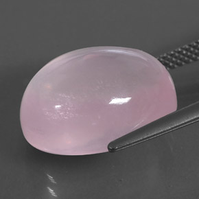 Quarzo rosa naturale rosa da 13,88 ct, trasparente, trasparente/traslucido