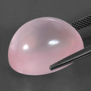 Quarzo rosa Rosa medio rosa naturale da 28.84 ct, Trasparente, Trasparente/Traslucido