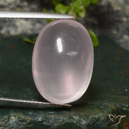 20.08ct Naturale Rosa rosa Quarzo rosa, Ovale, Trasparente