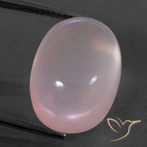 18.97ct Naturale Rosa chiaro Quarzo rosa, Ovale, Trasparente/Traslucido