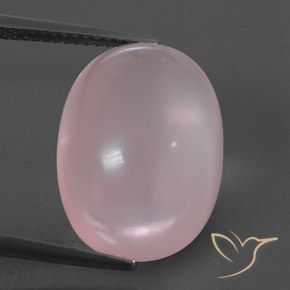15.59ct Naturale Rosa chiaro Quarzo rosa, Ovale, Trasparente