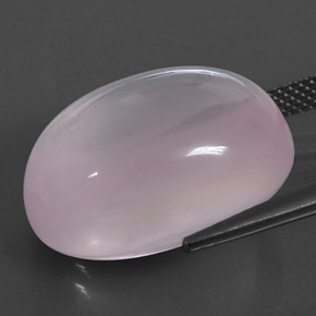 Quarzo rosa Light Pink  naturale da 23.63 ct, Taglio ovale, Trasparente