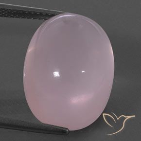 18.30ct Naturale Rosa medio rosa Quarzo rosa, Ovale, Trasparente/Traslucido