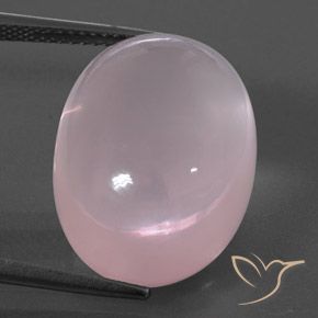24.85ct Naturale Light Pink  Quarzo rosa, Ovale, Trasparente