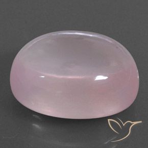 Quarzo rosa Light Pink  naturale da 24.85 ct, Ovale, Trasparente