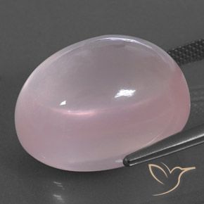 Quarzo rosa Rosa rosa naturale da 28.99 ct, Ovale, Trasparente