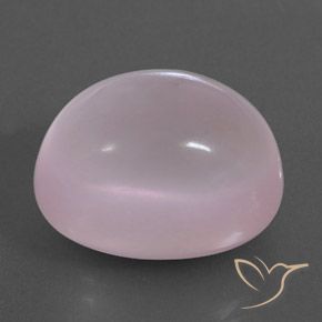 Quarzo rosa Rosa gomma da masticare naturale da 22.11 ct, Ovale, Trasparente/Traslucido