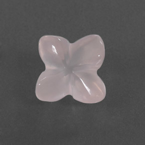 Quarzo rosa naturale rosa da 3,83 ct, trasparente, trasparente/traslucido