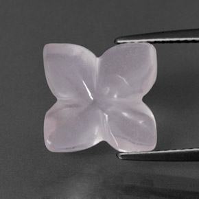 Quarzo rosa naturale rosa da 5,00 ct, trasparente, trasparente/traslucido