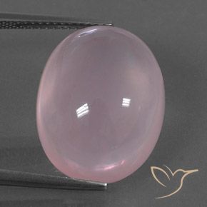 17.76ct Naturale Rosa chiaro Quarzo rosa, Ovale, Trasparente