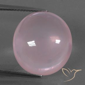 19.27ct Naturale Rosa rosa Quarzo rosa, Ovale, Trasparente