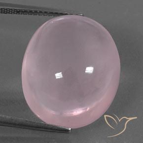 22.65ct Naturale Rosa medio rosa Quarzo rosa, Ovale, Trasparente