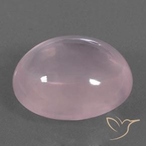 Quarzo rosa Rosa medio rosa naturale da 22.65 ct, Ovale, Trasparente