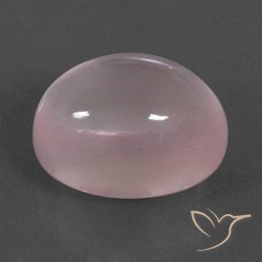 Quarzo rosa Rosa corallo naturale da 19.58 ct, Ovale, Trasparente
