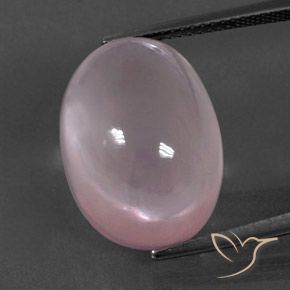 18.91ct Naturale Rosa corallo Quarzo rosa, Ovale, Trasparente