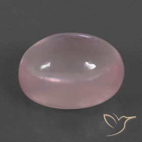 Quarzo rosa Rosa corallo naturale da 18.91 ct, Ovale, Trasparente