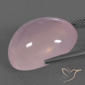 Quarzo rosa Rosa medio rosa naturale da 21.08 ct, Ovale, Trasparente