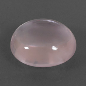 Quarzo rosa Rosa chiaro naturale da 13.73 ct, Taglio ovale, Trasparente
