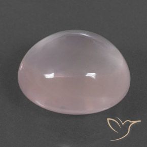 Quarzo rosa Rosa chiaro naturale da 14.50 ct, Taglio ovale, Trasparente