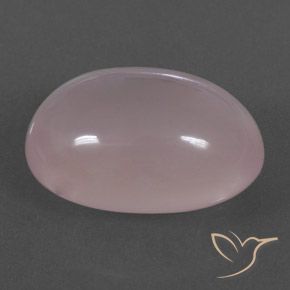 Quarzo rosa Rosa chiaro naturale da 15.52 ct, Ovale, Trasparente