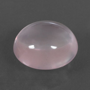 Quarzo rosa Rosa chiaro naturale da 12.54 ct, Taglio ovale, Trasparente