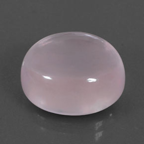 Quarzo rosa naturale rosa da 10,27 ct, taglio ovale, trasparente