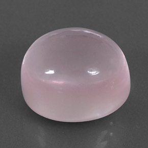 Quarzo rosa naturale rosa da 13,17 ct, taglio ovale, trasparente