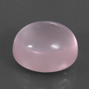 Quarzo rosa naturale rosa da 11,30 ct, taglio ovale, trasparente