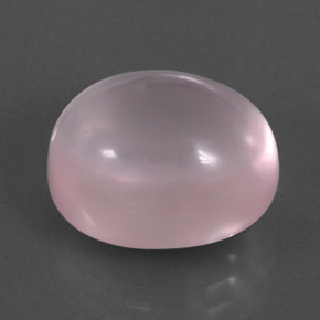 Quarzo rosa naturale rosa da 11,24 ct, taglio ovale, trasparente