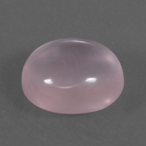 Quarzo rosa naturale rosa da 9,36 ct, taglio ovale, trasparente