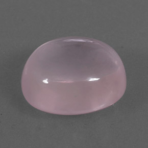 Quarzo rosa naturale rosa da 9,54 ct, taglio ovale, trasparente