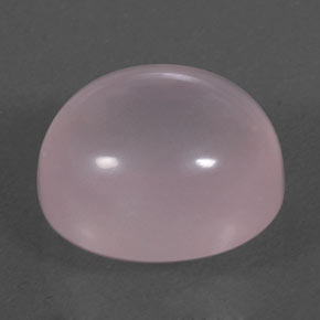 Quarzo rosa naturale rosa da 11,30 ct, taglio ovale, trasparente