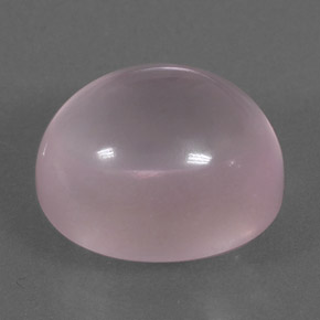 Quarzo rosa naturale rosa da 11,20 ct, taglio ovale, trasparente
