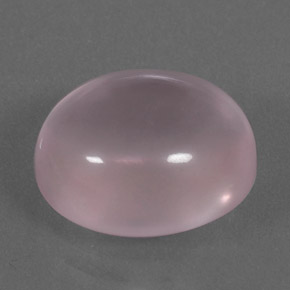 Quarzo rosa naturale rosa da 9,42 ct, taglio ovale, trasparente
