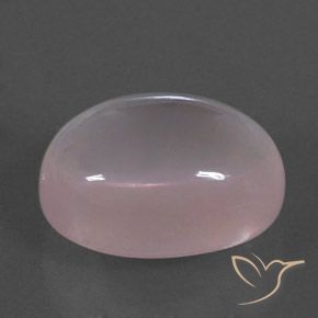 Quarzo rosa Rosa chiaro naturale da 17.04 ct, Ovale, Trasparente
