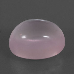 Quarzo rosa naturale rosa da 18,62 ct, taglio ovale, trasparente