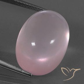 19.79ct Naturale Rosa chiaro Quarzo rosa, Ovale, Trasparente