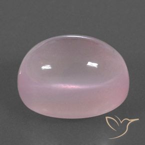 Quarzo rosa Rosa corallo naturale da 21.24 ct, Ovale, Trasparente
