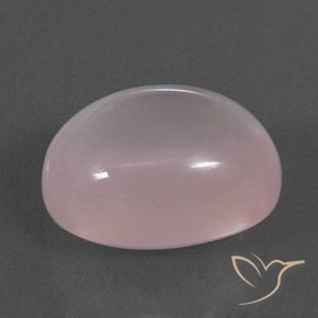 Quarzo rosa Rosa corallo naturale da 17.61 ct, Ovale, Trasparente