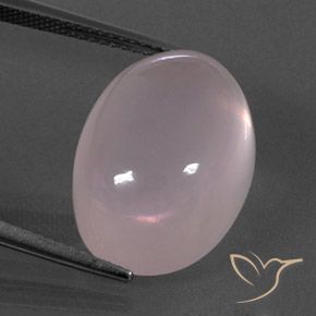 18.58ct Naturale Rosa rosa Quarzo rosa, Ovale, Trasparente