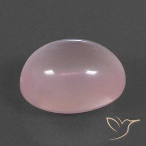 Quarzo rosa Rosa corallo naturale da 17.46 ct, Ovale, Trasparente