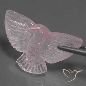 Quarzo rosa Rosa chiaro naturale da 37.25 ct, Taglio a fantasia, Trasparente/Traslucido