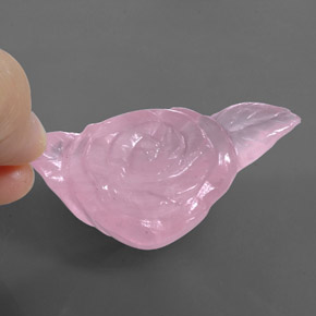 Quarzo rosa naturale rosa da 146,40 ct, forma fantasia, trasparente